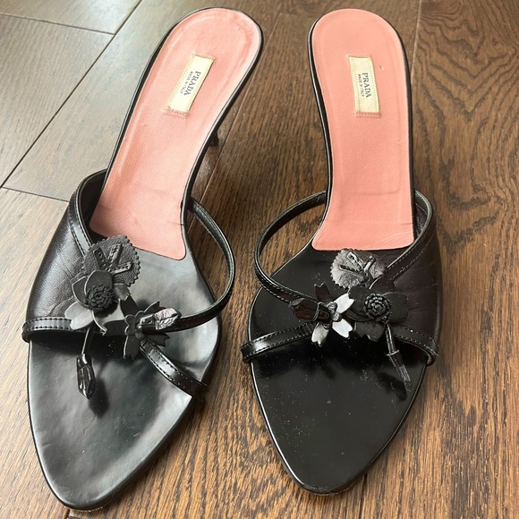 Prada Shoes - Beautiful Calfskin Prada Heels